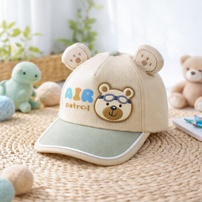Mũ lưỡi trai KidsPlaza Capybara 26K-H20 size 52 (Nâu xanh)