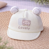 Mũ lưỡi trai KidsPlaza Lovely 2 tai 26K-H08 size 46 (Be)