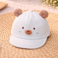Mũ lưỡi trai KidsPlaza mặt gấu 2 tai 26K-H02 size 46 (Xanh)