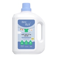 Nước giặt em bé dịu nhẹ Bzu Bzu 3000ml (Hương hoa gỗ)