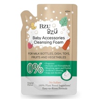 Nước rửa bình tạo bọt Bzu Bzu túi 400ml (Hàng khuyến mại)