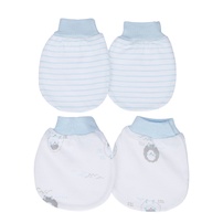 Set 2 bao tay sơ sinh KidsPlaza BA21 (Xanh Dương)