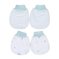 Set 2 bao tay sơ sinh KidsPlaza BA21 (Xanh Ngọc)
