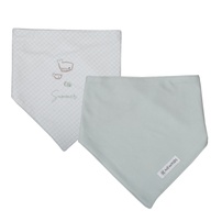 Set 2 yếm tam giác KidsPlaza Otis ND26H (Xanh be)