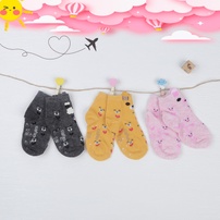 Set 3 tất bé gái in thú KidsPlaza DK22