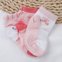 Set 3 tất bé gái KidsPlaza hoa  3-5Y BH25D (Hồng)