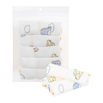 Set 5 khăn sữa Muslin Topkids 4L 30*30 AC25