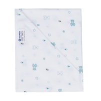 Set 5 tã chéo cotton KidsPlaza BA21 (Xanh ngọc)