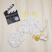 Set váy hoa thiên thần cho bé gái KidsPlaza HN22H (Trắng)
