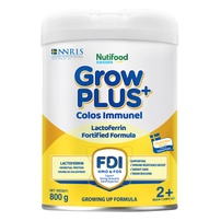 Sữa bột Nutifood GrowPlus+ Colos Immunel 2+ 800g cho bé trên 2 tuổi