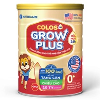 Sữa bột Nutricare Colos 24h Grow Plus 0+ 800g cho bé 0-12M