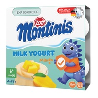 Sữa chua Zott Montinis vị xoài 4*55g