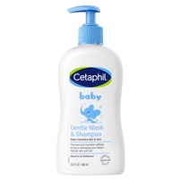 Sữa tắm gội toàn thân Cetaphil Baby Gentle Wash Shampoo 2in1 400ml