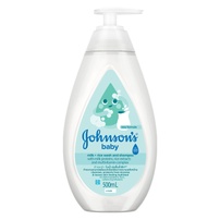 Sữa tắm gội sữa và gạo Johnson's Baby 500ml