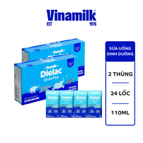 Sữa uống dinh dưỡng Dielac Grow Plus New 4x110ml (Thùng 24 lốc)