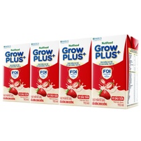 Sữa uống dinh dưỡng Nutifood Grow Plus vị dâu sữa 4x110ml