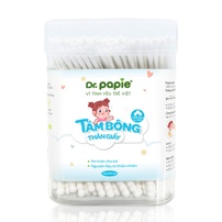 Tăm bông 2 đầu xoắn và dẹt Dr Papie 200 que