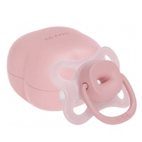 Ty ngậm silicone Moyuum Soft-Wing Stage 2 (Hồng đất) cho bé 3-6M