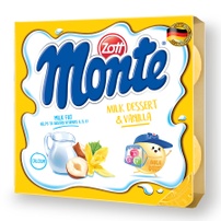 Váng sữa Monte Zott- Vanilla 4x55g cho bé trên 6 tháng tuổi