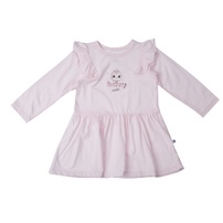 Váy dài bé gái KidsPlaza cổ tròn in berry HN25T (Hồng)