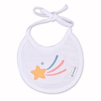 Yếm sơ sinh buộc dây Otis KidsPlaza ND22H ( trắng kẻ vàng)