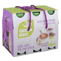 Yến sào hạt chia Green Bird (6x185ml)