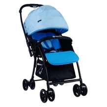 Xe đẩy cho bé KidsPlaza Compact 319 Linen premium (Xanh Dương)