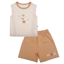 Bộ ba lỗ bé trai KidsPlaza in born Forest HN26H (Be nâu)