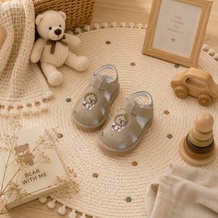 Dép sandal tập đi kèn Mamago 26MS12 Koala (Nâu be)