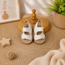 Dép sandal tập đi kèn Mamago 26MS9 basic (Trắng)