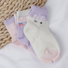 Set 3 tất bé gái KidsPlaza thỏ nơ BH25D