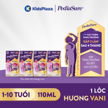 Sữa Pediasure nước 110mlx4 hương vani cho trẻ từ 1-10 tuổi