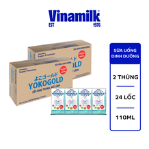Sữa uống dinh dưỡng Vinamilk Yoko Gold 4*110ml (Thùng 24 lốc)