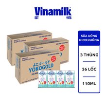 Sữa uống dinh dưỡng Vinamilk Yoko Gold 4*110ml (Thùng 36 lốc)