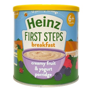 Bột ăn dặm Heinz vị sữa chua trái cây 240g cho bé 6M+