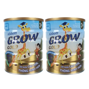 Combo 2 hộp sữa Abbott Grow Gold 3+ hương Vani 900g (3-6 tuổi)