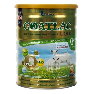 Sữa dê Goatlac Gold 0+ 800G cho bé biếng ăn (0-12M)