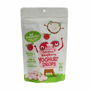 Sữa chua khô Kiwigarden - vị dừa và quả mâm xôi 20g cho bé
