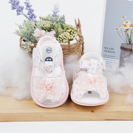 Dép sandal tập đi KidsPlaza ren nơ 23K-S8 (Hồng)