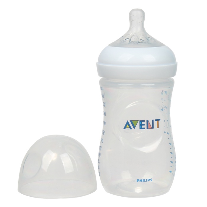 Bình sữa Avent 260ml (1 - 6 tháng)mặt trái