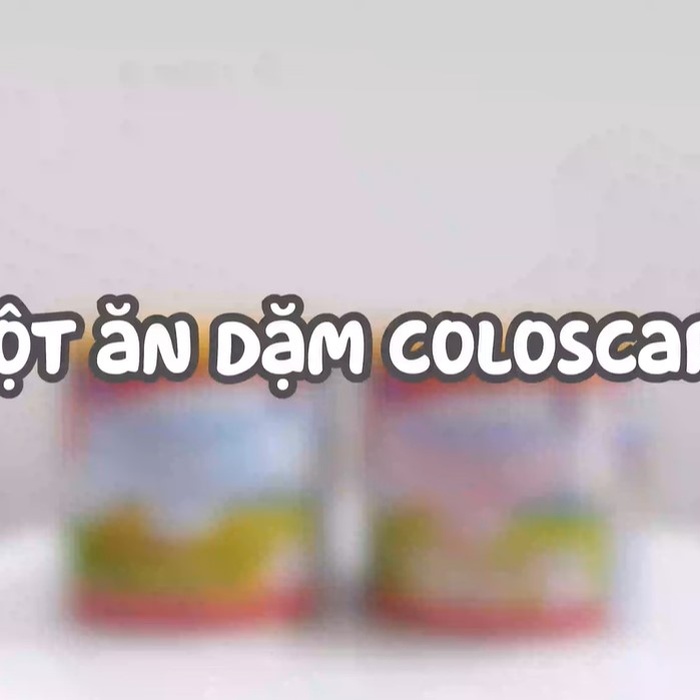 Bột ăn dặm ColosCare vị gạo sữa 200g - video
