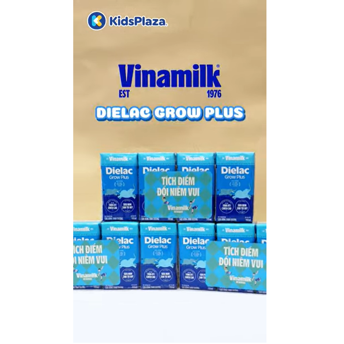 Sữa uống dinh dưỡng Dielac Grow Plus New (4x110ml) cho bé trên 1 tuổi - video