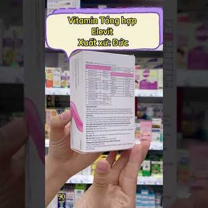 Vitamin tổng hợp Elevit 30 viên – Bổ sung vitamin và khoáng chất cho phụ nữ chuẩn bị mang thai, mang thai và cho con bú - video
