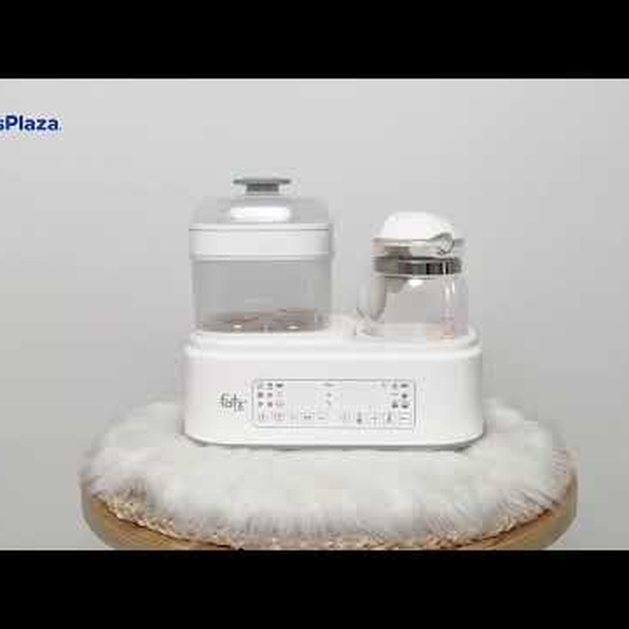 Máy đa năng điện tử tiệt trùng, hâm sữa, nấu cháo, đun nước Multimax 2 Plus FatzBaby FB9025SL - video