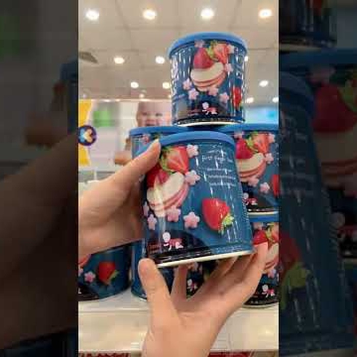 Bánh ăn dặm Gerber hình sao vị Dâu Táo 49g cho bé 8M+ - video