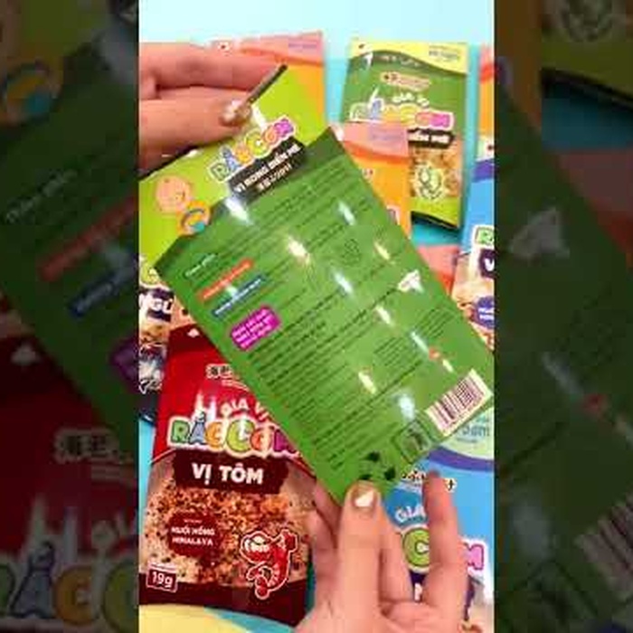 Gia vị rắc cơm Thuyền Xưa Ăn Dặm Cho Con - Vị Rong Biển Mè (Gói 19g) - video
