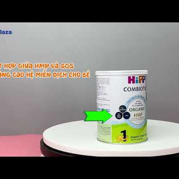 Sữa bột Hipp số 1 Organic Combiotic HMP 350gr cho bé từ 0-6 tháng - video