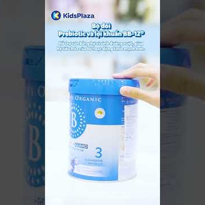 Sữa Bellamy's Organic Guard Lactoferrin số 3 (cho bé 1-3 tuổi) 800g - video