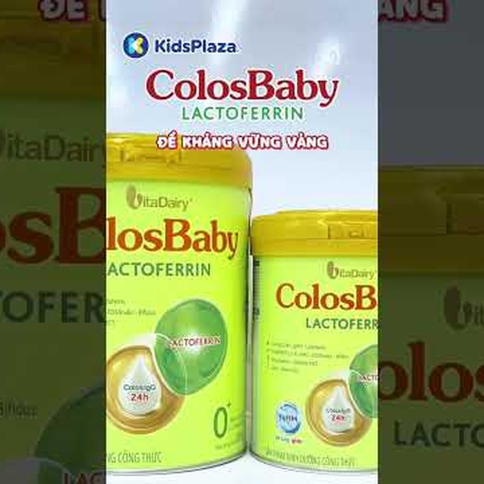 Sữa ColosBaby Lactoferrin 0+ 800g - video