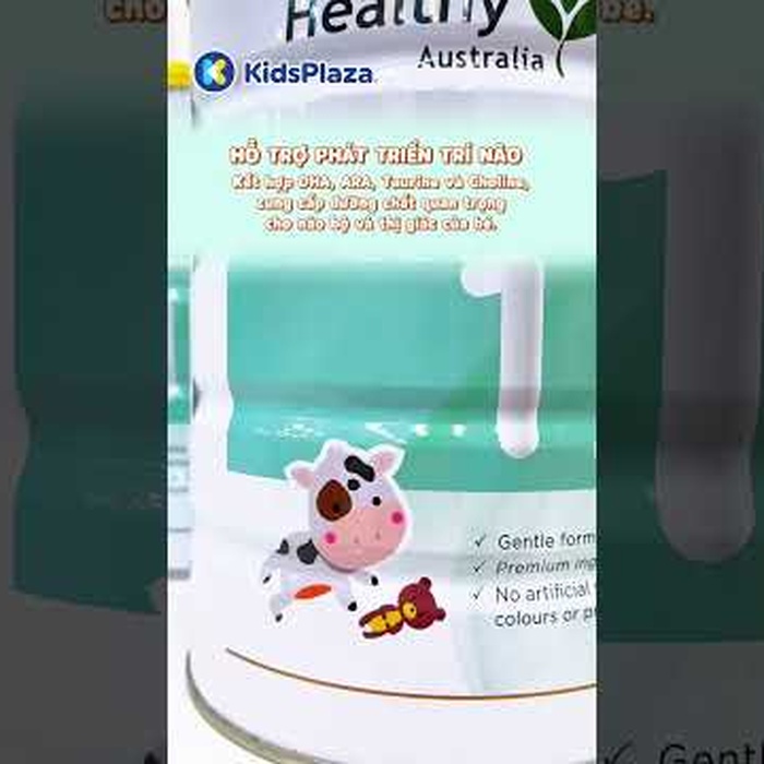 Sữa bột Healthy Care Infant số 1 (cho bé 0-6 tháng) 900g - video